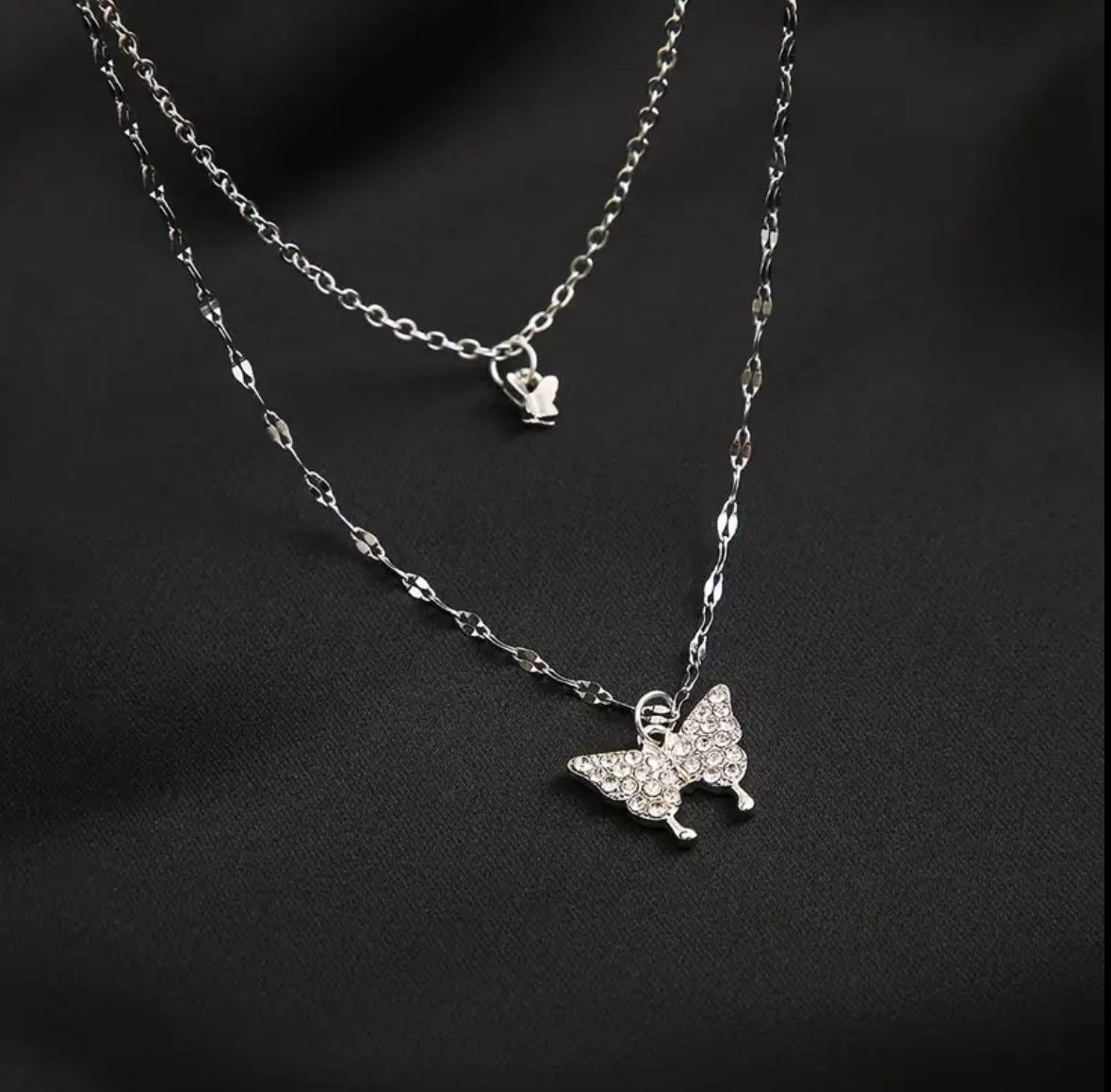 1pc Women's Double Layer Necklace