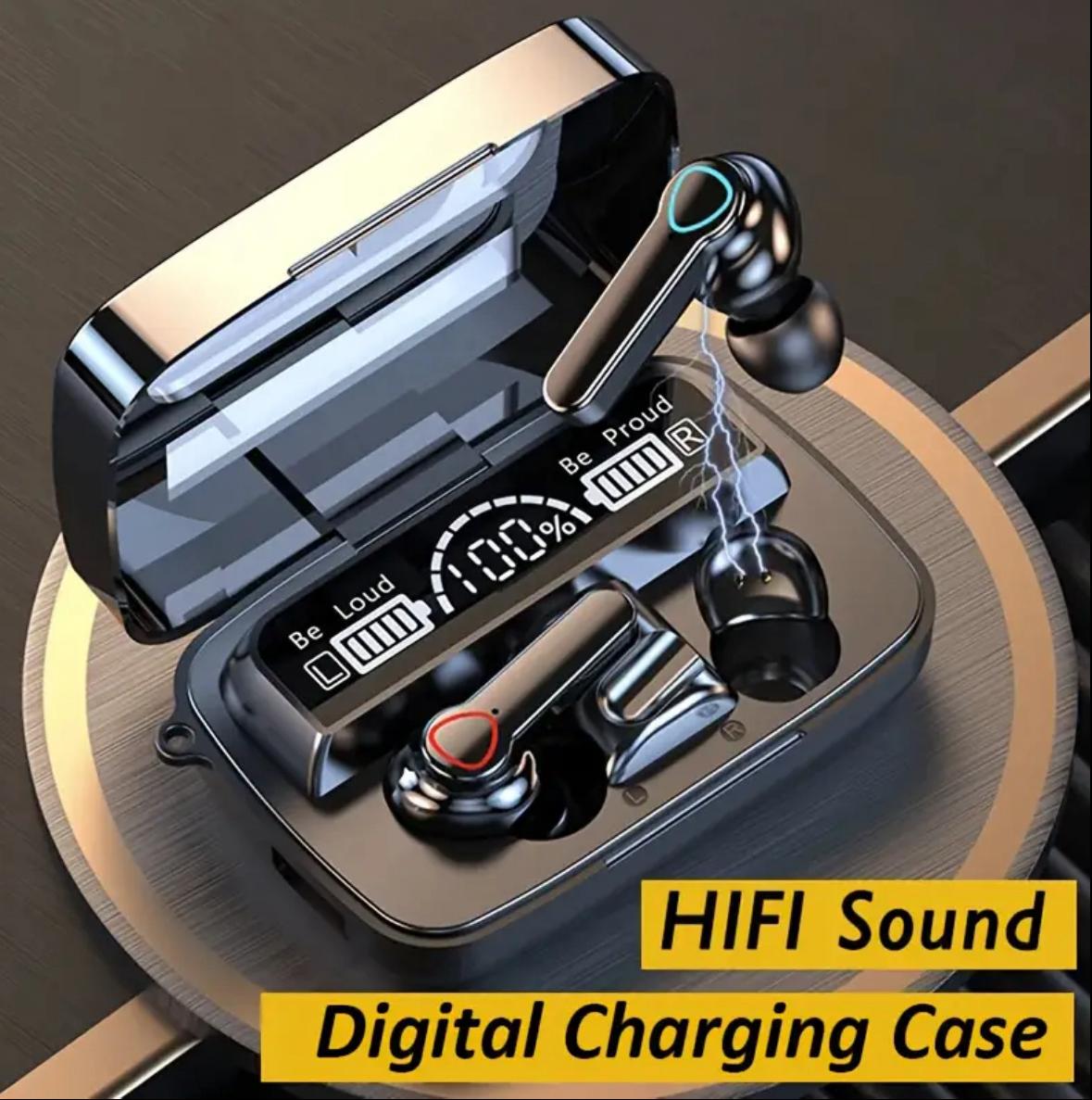 Wireless Earbuds with LED Display