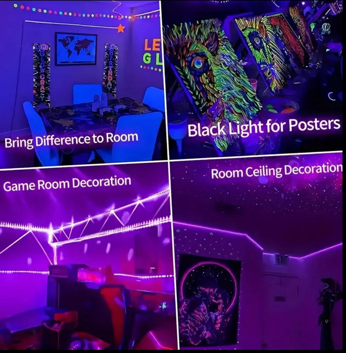 LED Light Bar in Blue & Purple