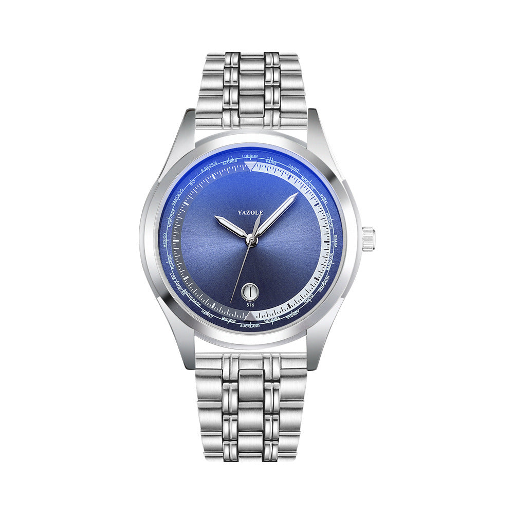 Business Men's Watches Men Luxury Brand Steel