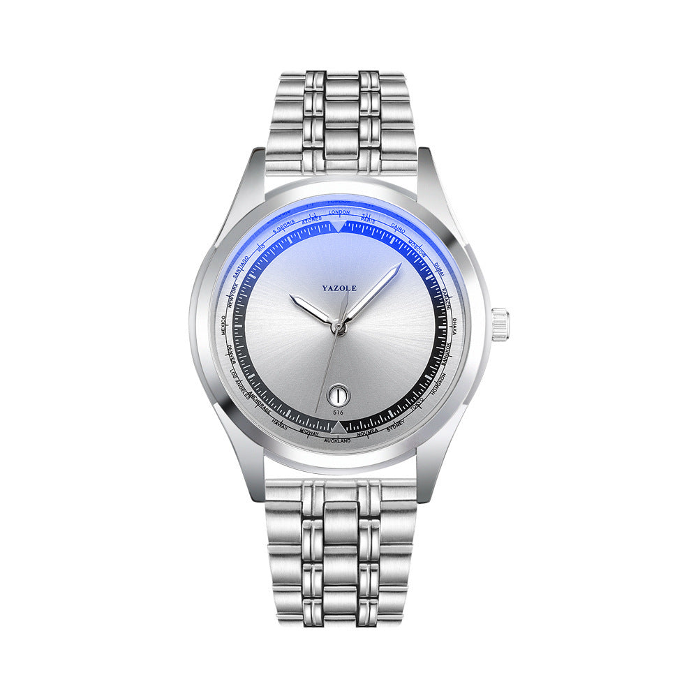 Business Men's Watches Men Luxury Brand Steel